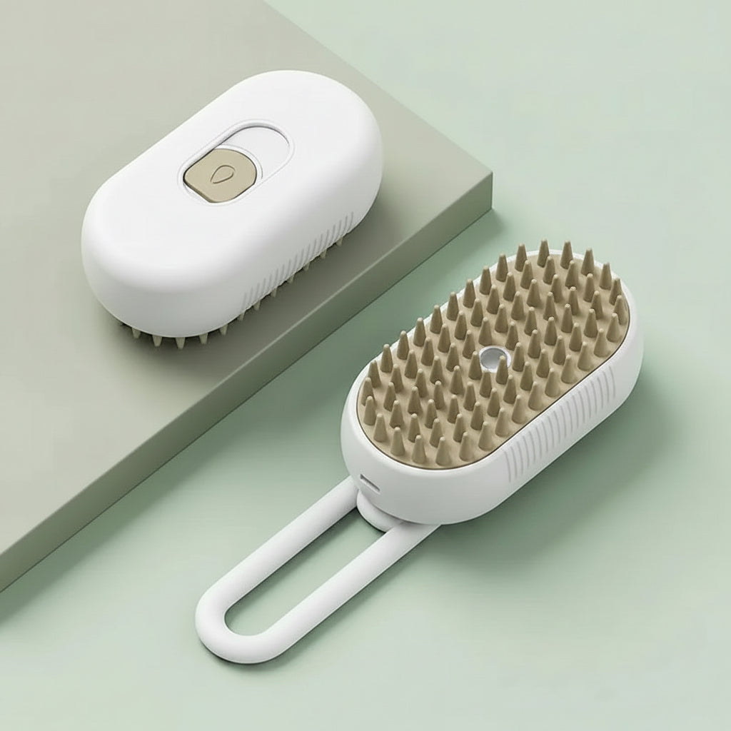 Cat Dog Steamy Brush Steam Brush Electric Sprayer for Massage Pet Grooming Tool Shedding 3 in 1 Electric Sprays Massage Combs