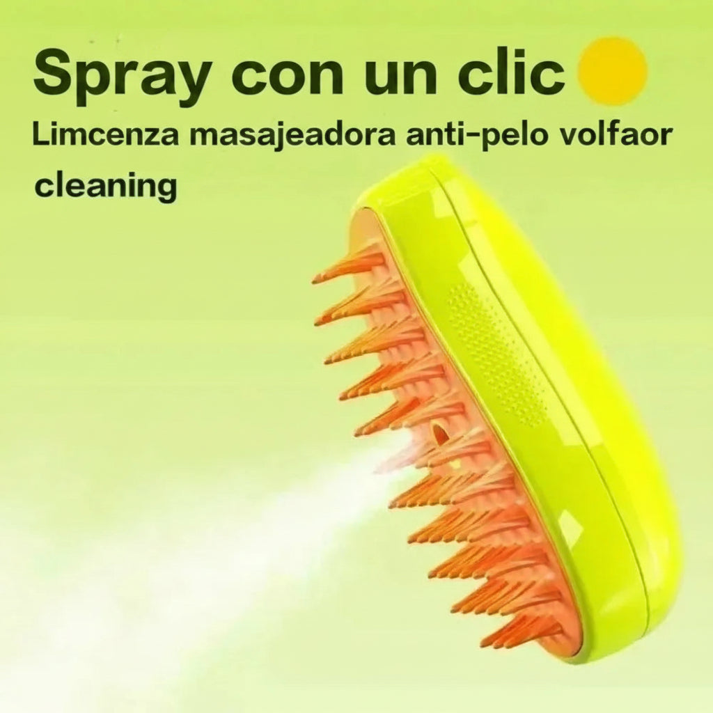 Cat Dog Steamy Brush Steam Brush Electric Sprayer for Massage Pet Grooming Tool Shedding 3 in 1 Electric Sprays Massage Combs