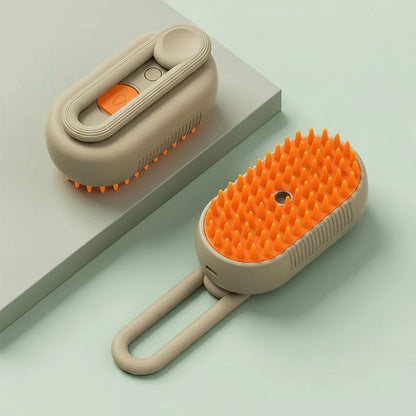 Cat Dog Steamy Brush Steam Brush Electric Sprayer for Massage Pet Grooming Tool Shedding 3 in 1 Electric Sprays Massage Combs