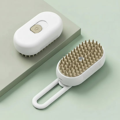 Cat Dog Steamy Brush Steam Brush Electric Sprayer for Massage Pet Grooming Tool Shedding 3 in 1 Electric Sprays Massage Combs