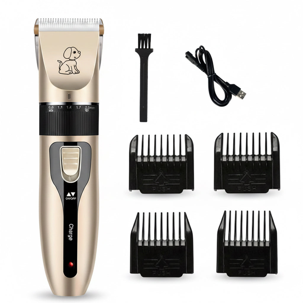 Electric Pet Grooming Hair Clipper Kit Rechargeable Trimmer Shearers Shaver Cat Rabbit Dog Teddy Animal